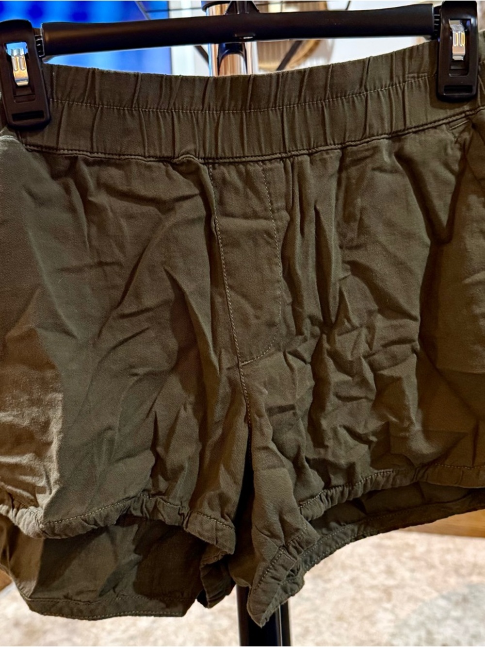 Maurices Olive Green Athletic Drawstring Shorts